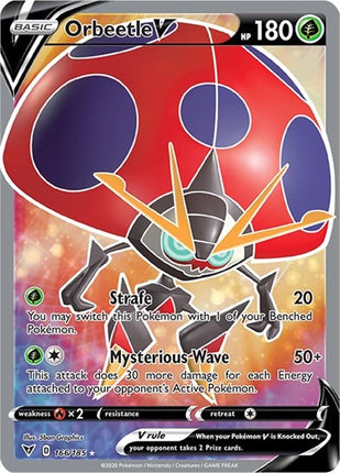 Orbeetle V (Full Art) [SWSH04: Vivid Voltage]