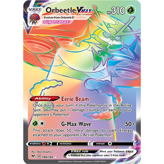 Orbeetle VMAX (Secret) [SWSH04: Vivid Voltage]