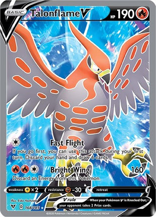 Talonflame V (Full Art) [SWSH04: Vivid Voltage]