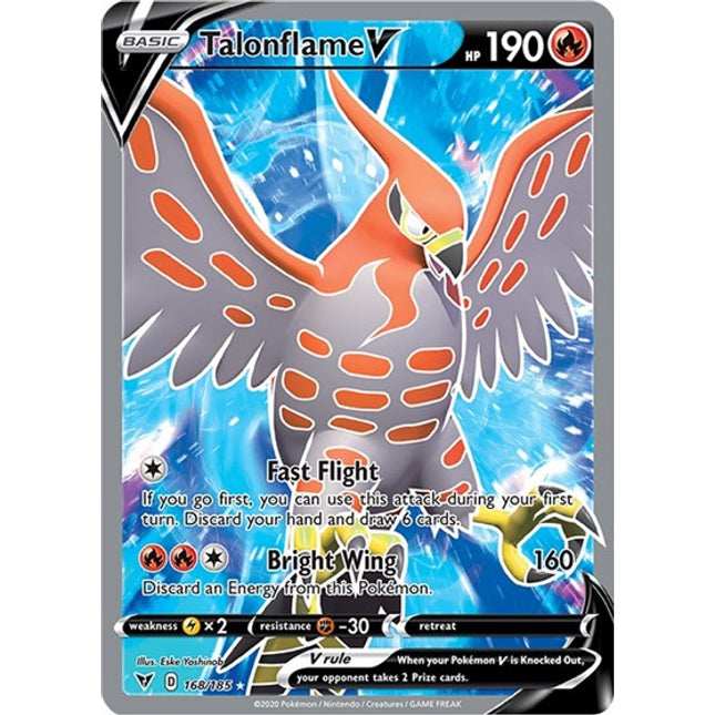 Talonflame V (Full Art) [SWSH04: Vivid Voltage]