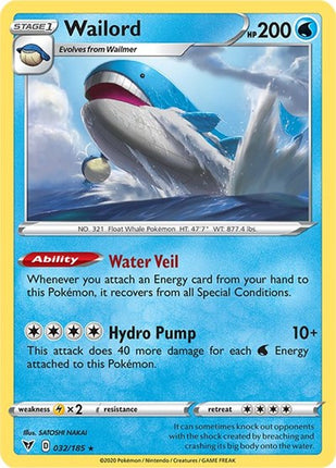 Wailord [SWSH04: Vivid Voltage]