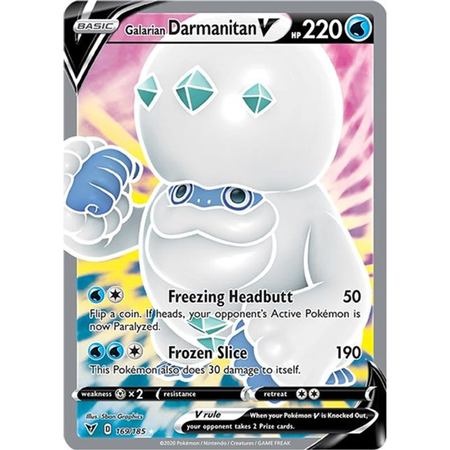 Galarian Darmanitan V (Full Art) [SWSH04: Vivid Voltage]