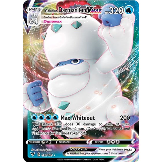 Galarian Darmanitan VMAX [SWSH04: Vivid Voltage]