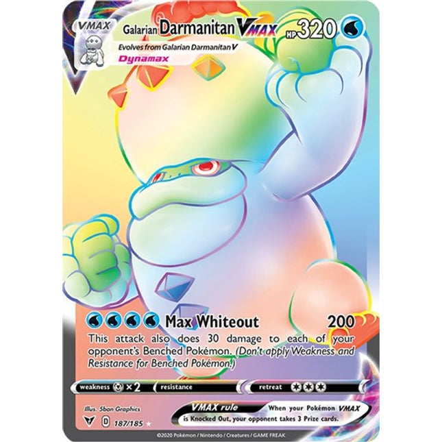 Galarian Darmanitan VMAX (Secret) [SWSH04: Vivid Voltage]