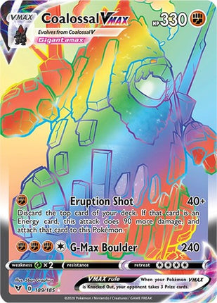 Coalossal VMAX (Secret) [SWSH04: Vivid Voltage]