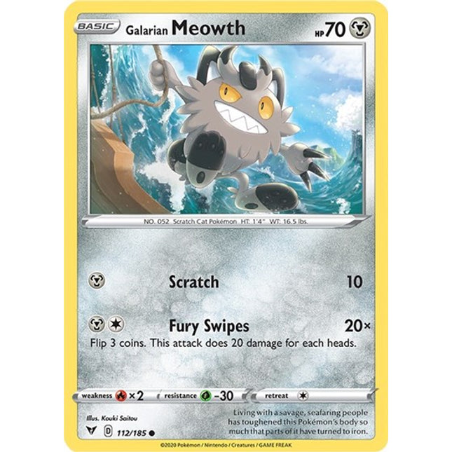 Galarian Meowth [SWSH04: Vivid Voltage]