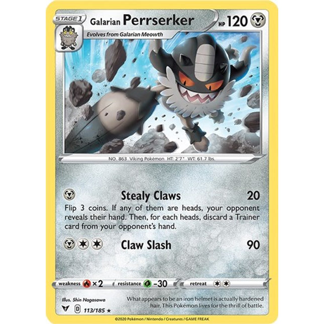 Galarian Perrserker [SWSH04: Vivid Voltage]