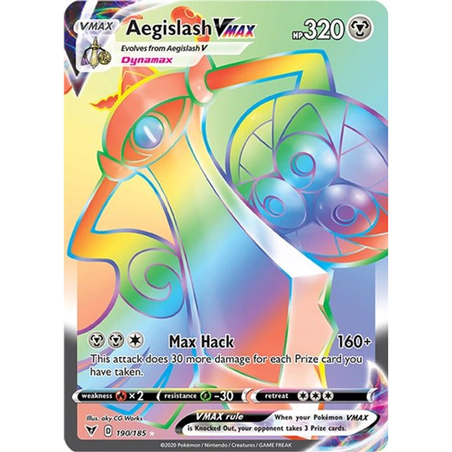 Aegislash VMAX (Secret) [SWSH04: Vivid Voltage]