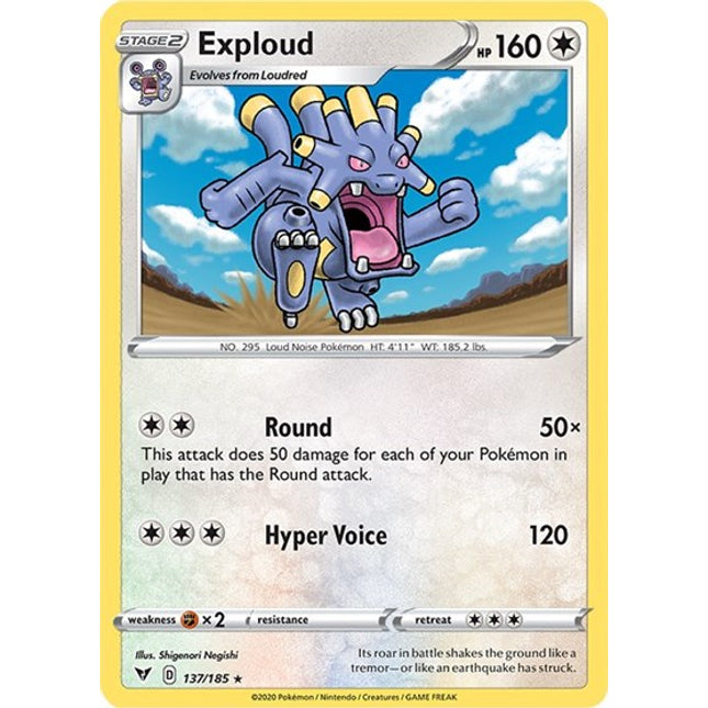 Exploud [SWSH04: Vivid Voltage]