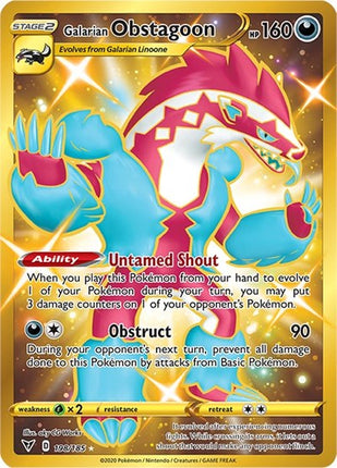 Galarian Obstagoon (Secret) [SWSH04: Vivid Voltage]