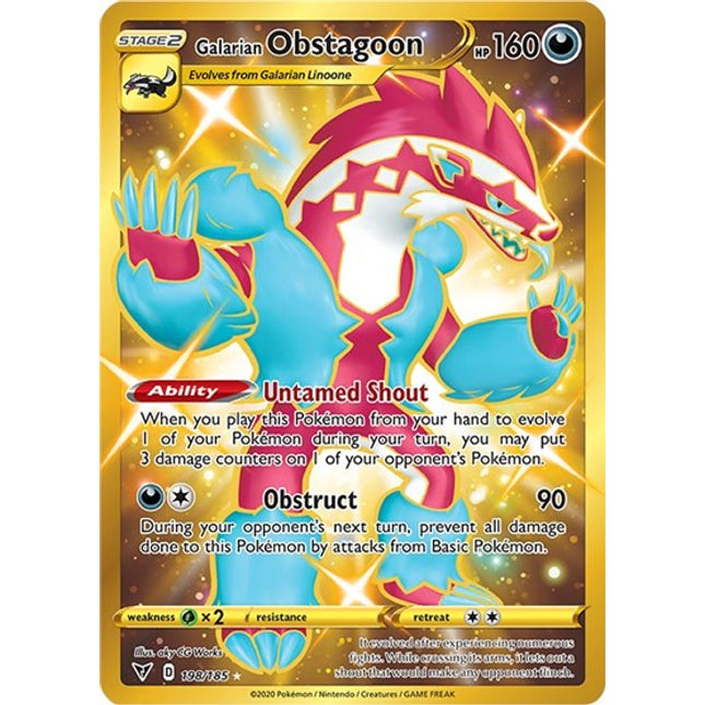 Galarian Obstagoon (Secret) [SWSH04: Vivid Voltage]