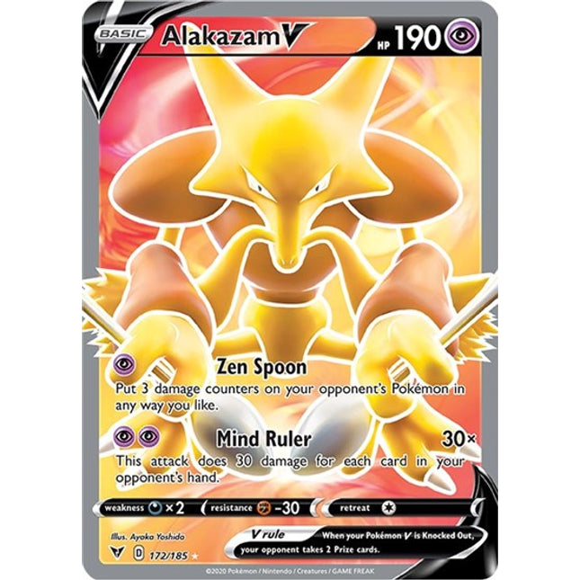 Alakazam V (Full Art) [SWSH04: Vivid Voltage]