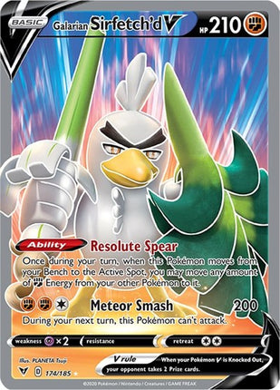 Galarian Sirfetch'd V (Full Art) [SWSH04: Vivid Voltage]