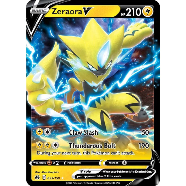 Zeraora V (053/159) [Sword & Shield: Crown Zenith]