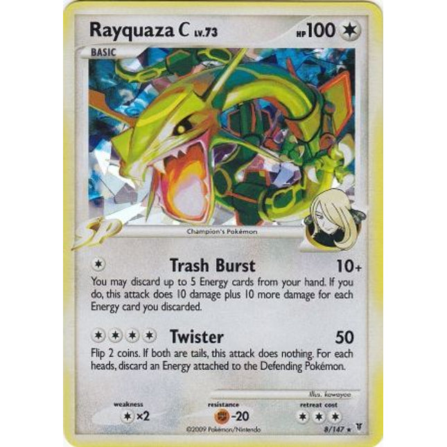 Rayquaza C (8/147) (Cracked Ice) [Platinum: Supreme Victors]