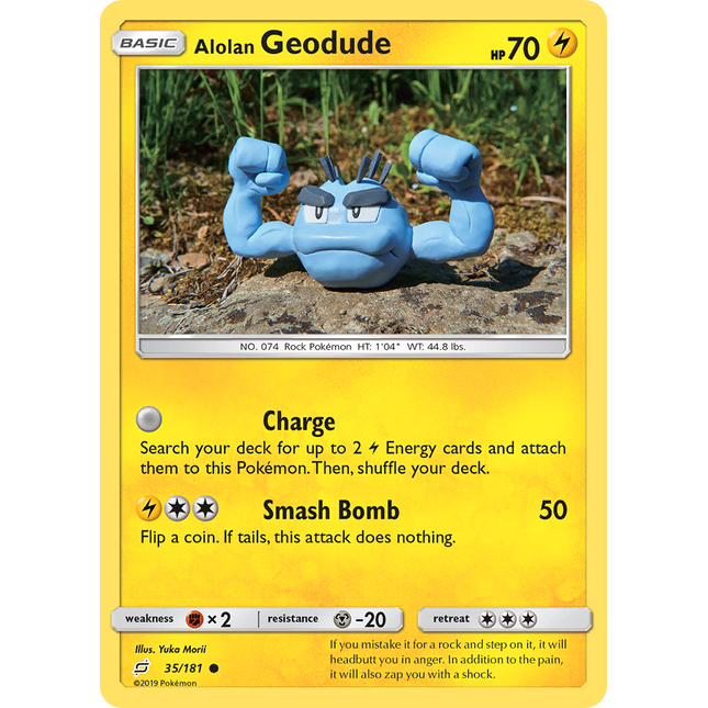Alolan Geodude (35/181) [Sun & Moon: Team Up]