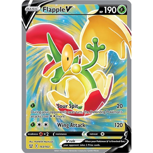 Flapple V (Full Art) [SWSH05: Battle Styles]