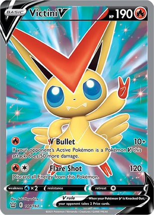 Victini V (Full Art) [SWSH05: Battle Styles]