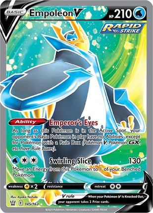 Empoleon V (Full Art) [SWSH05: Battle Styles]