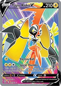 Tapu Koko V (Full Art) [SWSH05: Battle Styles]