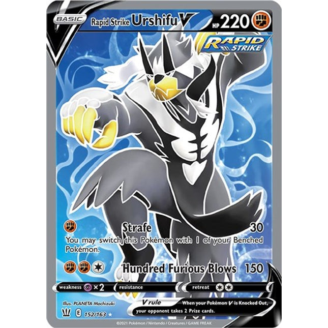 Rapid Strike Urshifu V (Full Art) [SWSH05: Battle Styles]