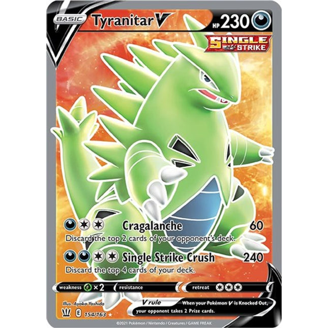 Tyranitar V (Full Art) [SWSH05: Battle Styles]