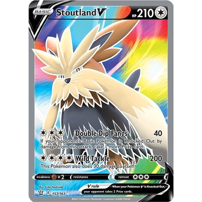 Stoutland V (Full Art) [SWSH05: Battle Styles]