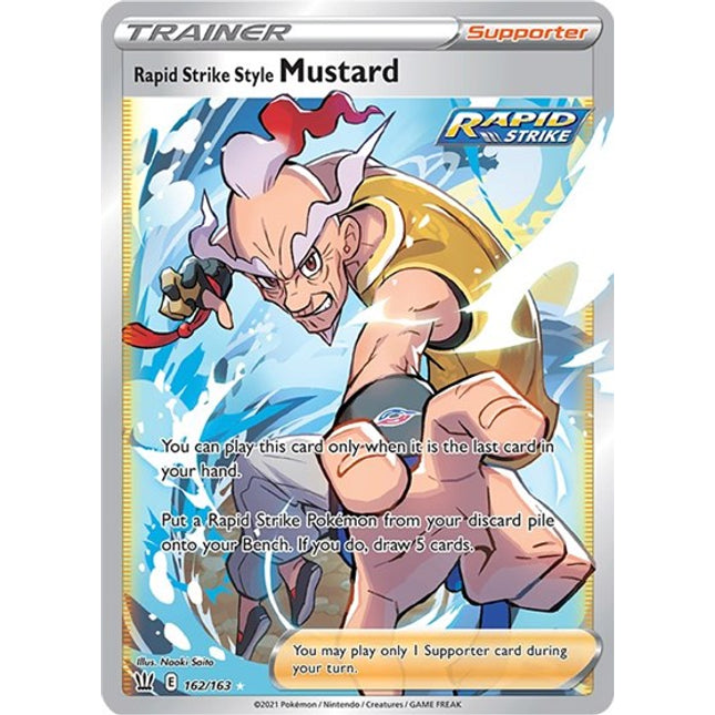 Rapid Strike Style Mustard (Full Art) [SWSH05: Battle Styles]