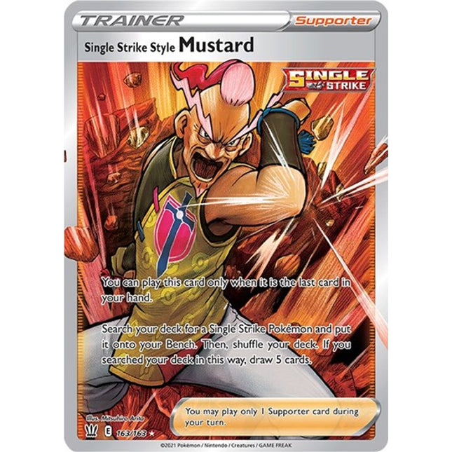 Single Strike Style Mustard (Full Art) [SWSH05: Battle Styles]