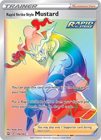 Rapid Strike Style Mustard (Secret) [SWSH05: Battle Styles]