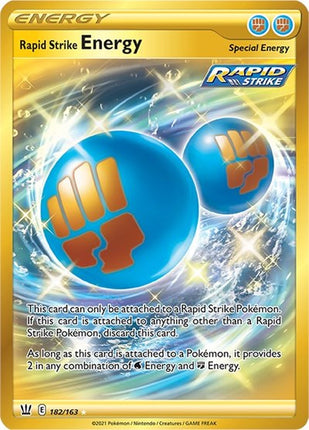 Rapid Strike Energy (Secret) [SWSH05: Battle Styles]