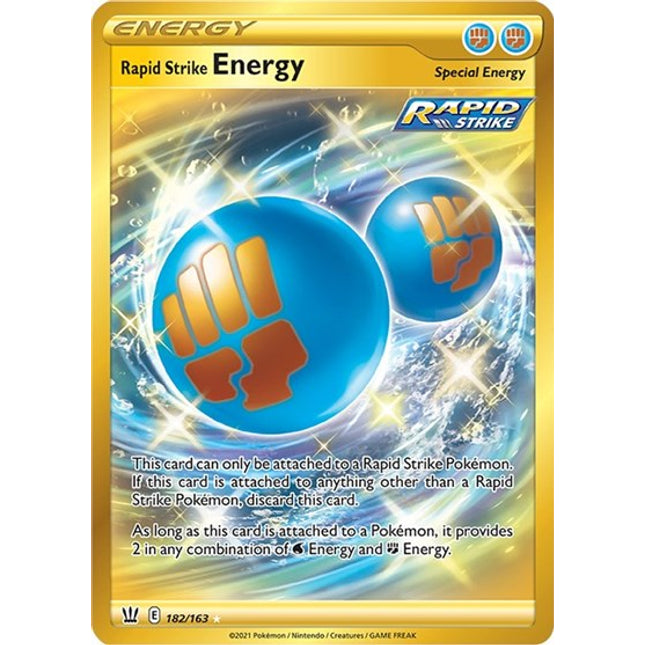 Rapid Strike Energy (Secret) [SWSH05: Battle Styles]