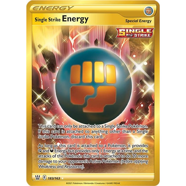Single Strike Energy (Secret) [SWSH05: Battle Styles]
