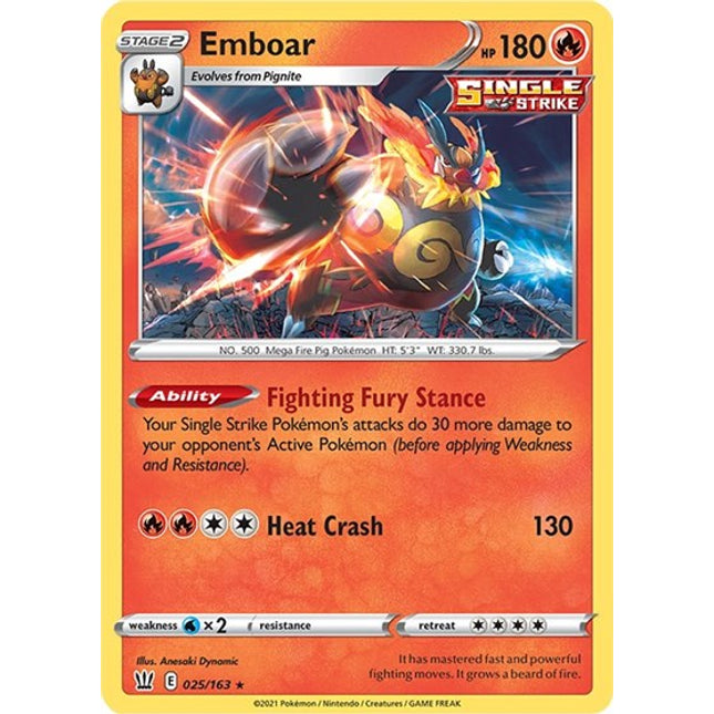 Emboar [SWSH05: Battle Styles]