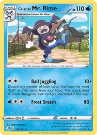 Galarian Mr. Rime [SWSH05: Battle Styles]