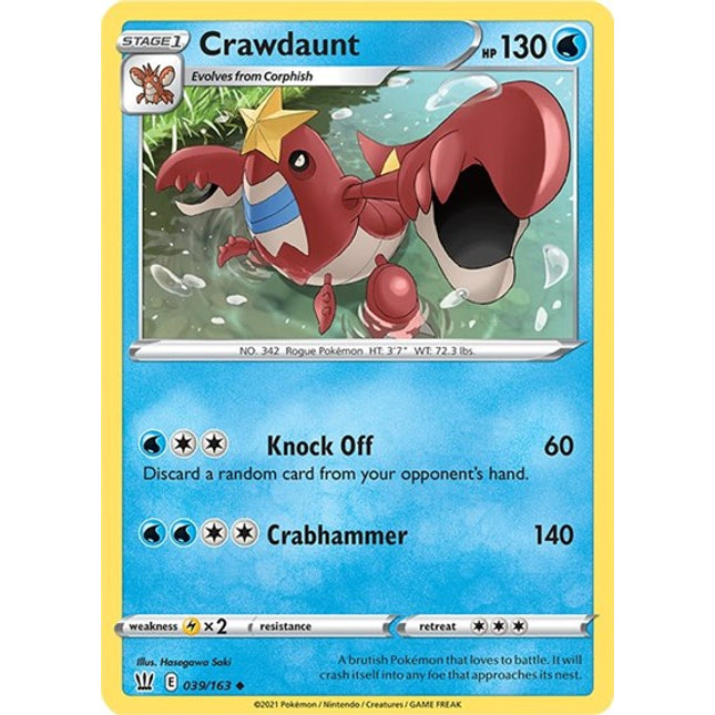 Crawdaunt [SWSH05: Battle Styles]