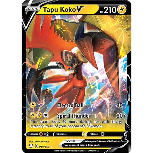 Tapu Koko V [SWSH05: Battle Styles]