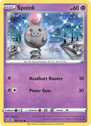 Spoink [SWSH05: Battle Styles]