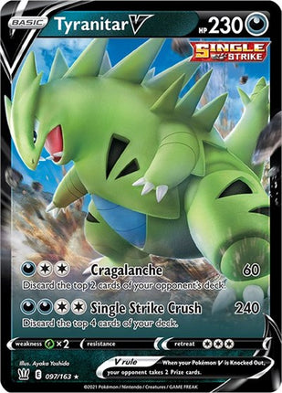 Tyranitar V [SWSH05: Battle Styles]