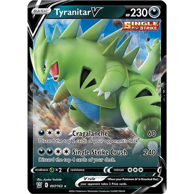 Tyranitar V [SWSH05: Battle Styles]