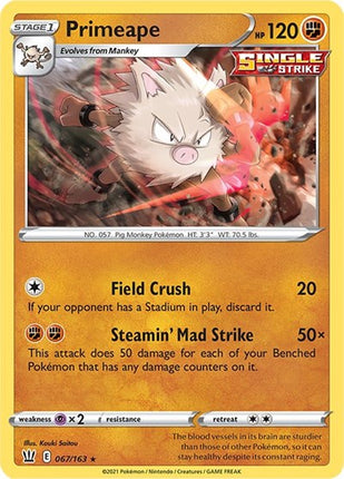 Primeape [SWSH05: Battle Styles]