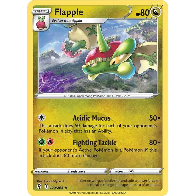 Flapple (120/203) [Sword & Shield: Evolving Skies]