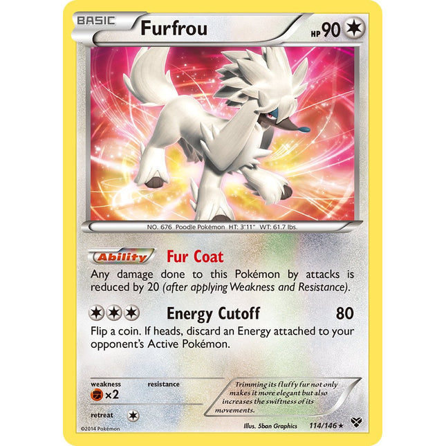 Furfrou (114/146)(Cosmos Holo) (Blister Exclusive) [XY: Base Set]