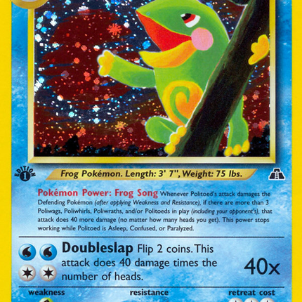 Politoed (8/75) [Neo Discovery 1st Edition]