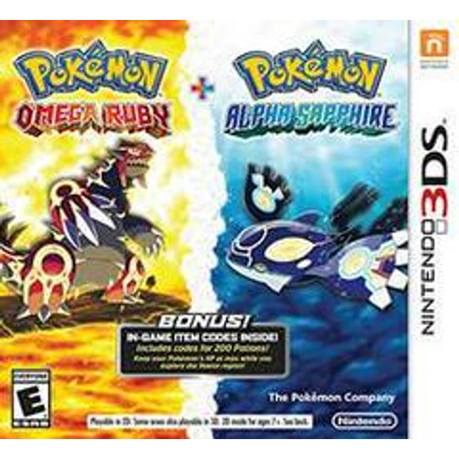 Pokemon Omega Ruby & Alpha Sapphire Dual Pack - Nintendo 3DS