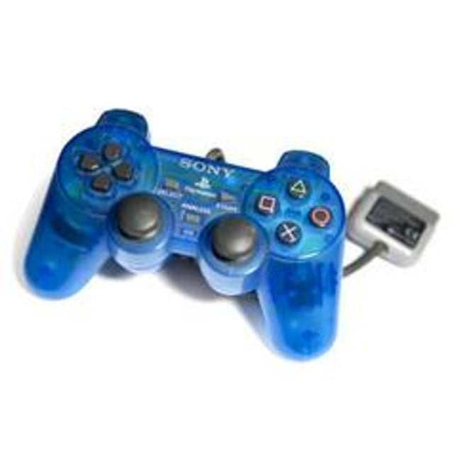 Clear Blue Dual Shock Controller - Playstation