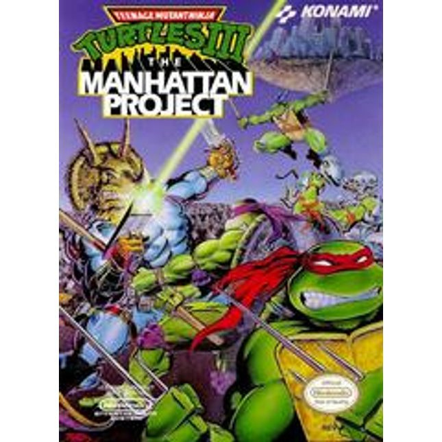 Teenage Mutant Ninja Turtles III The Manhattan Project - NES