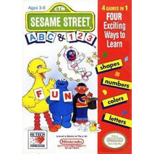 Sesame Street ABC and 123 - NES