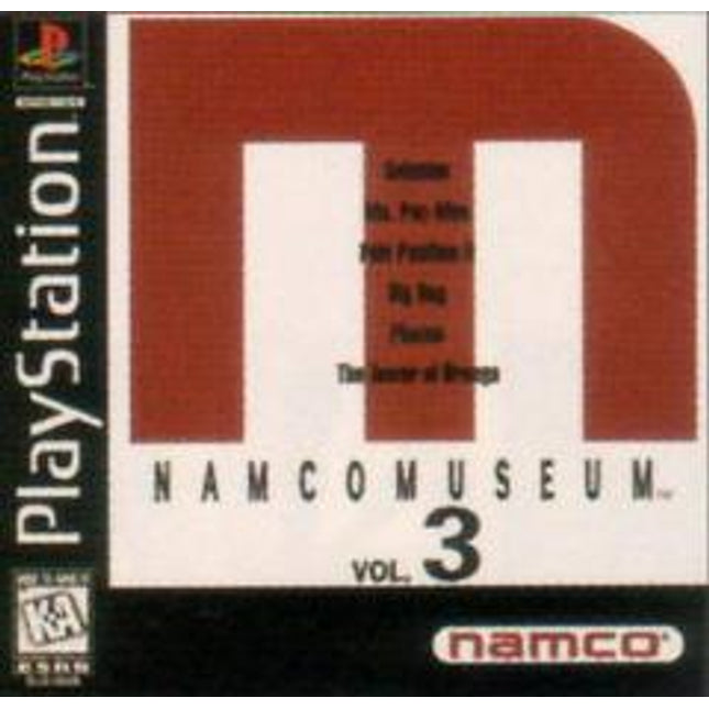 Namco Museum Volume 3 - Playstation