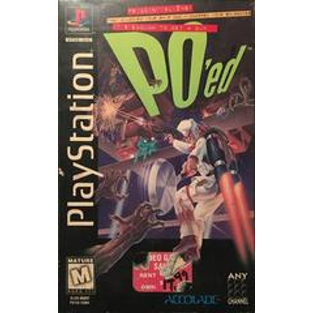 PO'ed [Long Box] - Playstation